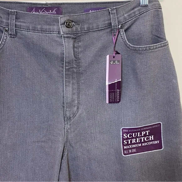Gloria Vanderbilt Slimming Amanda Jeans. Size 18. NWT. - Picture 6 of 8